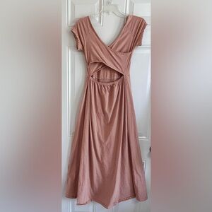 Pact Women's Maxi Dress in Peach